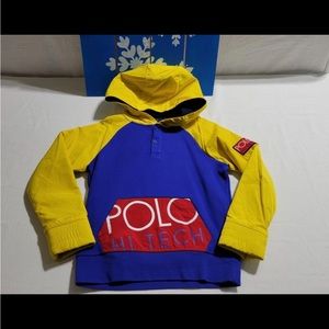 EUC Boys polo tech sweatshirt hoodie size S(8)